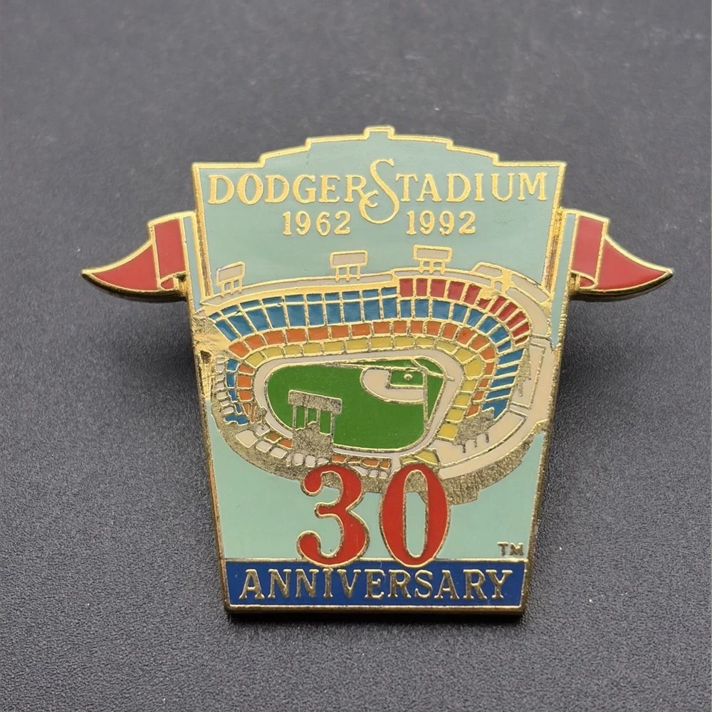 MLB Baseball Los Angeles Dodgers Dodger Stadium 30th‎ Anniversary Lapel Hat Pin